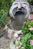 Idanes Skulptur von Rudolf Hirt im Garten von Andre Heller, Giardino Botanico, Gardone Riviera, Gardasee, Lombardei, Italien, Europa