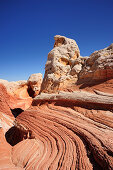 Colourful formation of sandstone, Paria Canyon, Vermilion Cliffs National Monument, Arizona, Southwest, USA, America