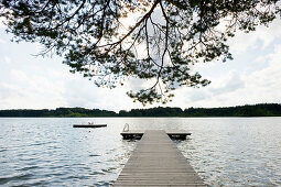 Klostersee bei Seeon, Chiemgau, Bayern, Deutschland