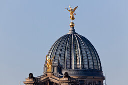 Glass dome of the Academy of Fine Arts, Dresden, Saxony, Germany