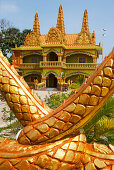 Buddhistischer Tempel in der Provinz Kampot, Kambodscha, AsienBuddhistischer Tempel in der Provinz Kampot, Kambodscha, Asien