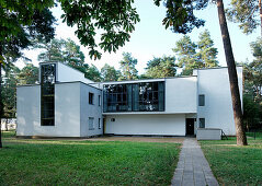 Haus Muche Schlemmer in der Meisterhaussiedlung, Bauhaus, Dessau, Sachsen-Anhalt, Deutschland, Europa