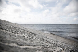 Granit ground on the swedish coast, Mollösund, Orust, Buhuslän, Sweden