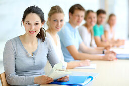 Students, School of Business, UPV, EHU, University of Basque Country, San Sebastian, Donostia, Gipuzkoa, Basque Country, Spain