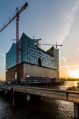 Elbphilharmonie in the HafenCity, Hamburg, Germany