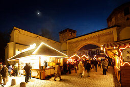 Christmas market at Sendling Gate, Munich, Bavaria, Germany