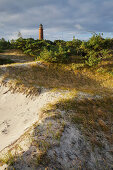 Lighthouse at Darsser Ort, Darss, Nationalpark Vorpommersche Boddenlandschaft, Mecklenburg-Western Pomerania, Germany