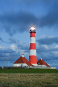 Westerhever lighthouse, Westerhever, Schleswig-Holstein, Germany