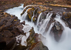 Hlauptungufoss waterfall, South Iceland, Iceland