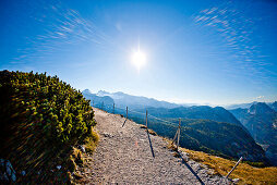 Wanderweg am Krippenstein, Dachsteingebirge, Oberösterreich, Österreich