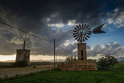 Old windmills, Sant Jordi, near Palma de Mallorca, Majorca, Spain
