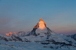 Matterhorn, Gornergrat, Zermatt, Kanton Wallis, Schweiz