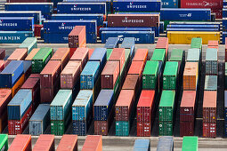 Container in block storage, Hamburg, Germany