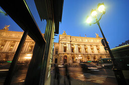 Oper im Abendlicht, Paris, Frankreich