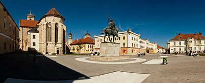 Central Square in the fortress, Alba Iulia, Transylvania, Romania