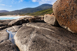 Boulders, Rocks at Squeaky Beach, Wilsons Promontory, Victoria, Australia