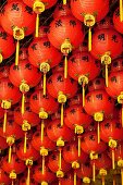 Red Lanterns, Kek Lok Si Temple, Penang, Malaysia