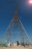 Electricity pylon, Dubai, United Arab Emirates