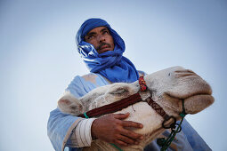 Male Berber with a dromedary, Morocco