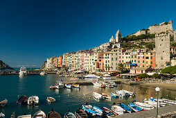Harbour, Portovenere, Province of La Spezia, Liguria, Italia