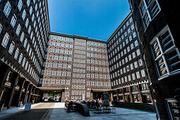 Sprinkenhof, historisches Kontorhaus, Hamburg, Deutschland