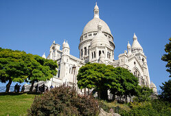 Basilica of the Sacre Cœur at Montmartre, Paris, France, Europe