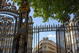 Häuser am Parc Monceau, Paris, Frankreich, Europa