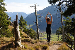 Wandern am Falkenstein über Pfronten, Ostallgäu, Schwaben, Bayern, Deutschland