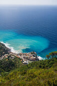 View to Vernazza, Cinque Terre, La Spezia, Liguria, Italy