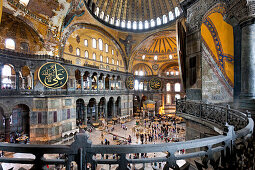 Interior, Hagia Sophia, Istanbul, Turkey