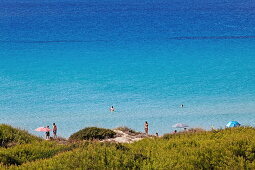 Migjorn beach, Formentera, Balearic Islands, Spain