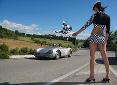 Porsche, 550 RS Spider, Mille Miglia, 1000 Miglia, Assisi, Perugia, Umbrien, Italien, Europa