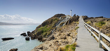 Castle Point Leuchtturm, Wellington, Nordinsel, Neuseeland