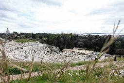 Greek Theatre, Parco Archeologico della Neapoli, Syracuse, Sicily, Italy