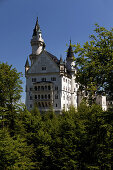 Neuschwanstein castle, Hohenschwangau, Bavaria, Germany