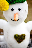 Close-up of a snowman, Styria, Austria