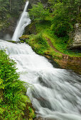 Wasserfall, Cavalese, Val di Fiemme, Fleimstal, Lagorai, Dolomiten, UNESCO Welterbe Dolomiten, Trentino, Italien