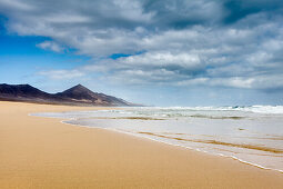 Strand, Playa de Cofete, Jandia Halbinsel, Fuerteventura, Kanarische Inseln, Spanien