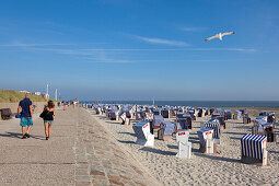 Beach, West beach, Norderney, Ostfriesland, Lower Saxony, Germany