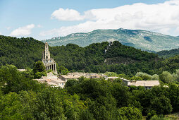 Basilika Notre-Dame de la Consolation, Pierrelongue, bei Buis-les-Baronnies, Département Drome, Region Rhones-Alpes, Provence, Frankreich