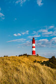 Leuchtturm in den Dünen, Amrum, Nordfriesische Inseln, Nordfriesland, Schleswig-Holstein, Deutschland
