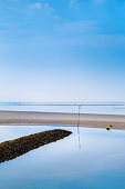 Sandbank, Hallig Langeneß, Nordfriesische Inseln, Nordfriesland, Schleswig-Holstein, Deutschland