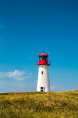 List west Lighthouse, Ellenbogen, Sylt Island, North Frisian Islands, Schleswig-Holstein, Germany