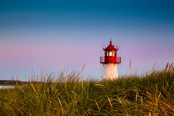 Lighthouse List west, Ellenbogen, Sylt Island, North Frisian Islands, Schleswig-Holstein, Germany