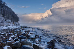 Winter an der Ostseeküste, Ostseebad Heiligendamm, Mecklenburg Vorpommern, Deutschland