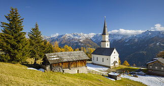 Kirche Marterle, Rangersdorf, Mölltal, Kreuzeckgruppe, Hohe Tauern, Kärnten, Österreich