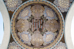 Art nouveau mosaic, Mathildenhoehe, Darmstadt, Hesse, Germany