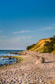 Beach and cliffs, Brodtener Ufer, Niendorf, Baltic Coast, Schleswig-Holstein, Germany