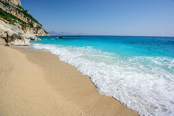Beach of Cala Goloritze at Mediterranean, Cala Goloritze, Selvaggio Blu, National Park of the Bay of Orosei and Gennargentu, Sardinia, Italy