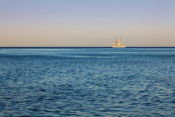 Sailing ship, Ruegen island, Baltic Sea, Mecklenburg-West Pomerania, Germany